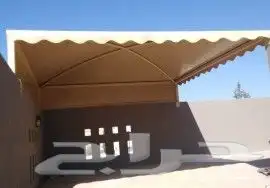 مظلات وسواتر وهناجر وقرميد وبيوت شعر جميع اعمال الحداده 3