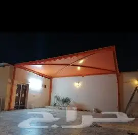 مظلات وسواتر وهناجر وقرميد وبيوت شعر جميع اعمال الحداده 4