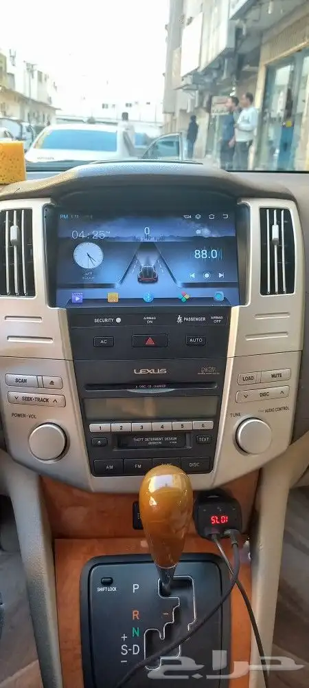 تركيب شاشه لكسز RX330 نضام اندرويد 1