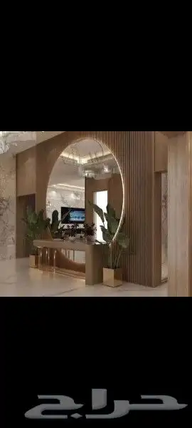 ديكورات منزليه تكسيات ورخام وشاشه جبس اناره 2