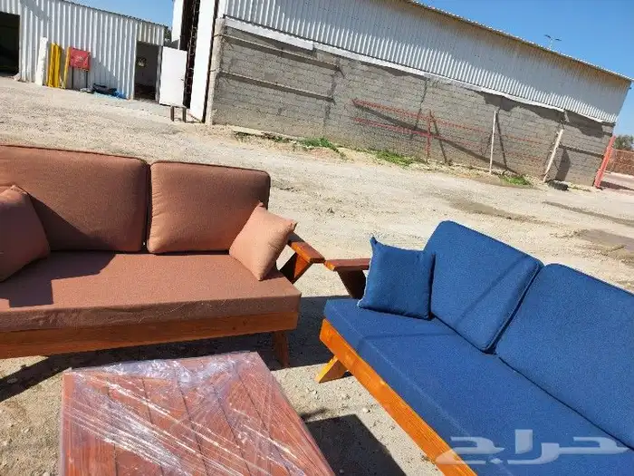 طقم كراسي خشب 8