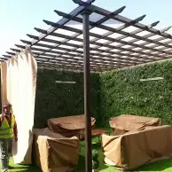 تركيب جلسات حدائق َمظلات وسواتر 1
