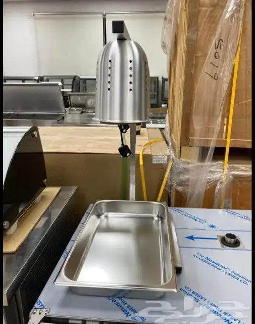 سخان بطاطس مع صحن وإنارة - بلد المنشأ الصين 1