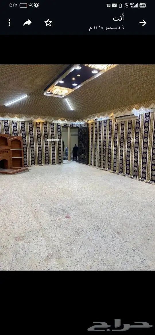 بيوت شعر شوايات قرميد تلبيس داخلي مجالس عربيه أعمال خشبيه 0551730023 36
