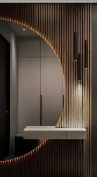 ديكورات العالميه جده رفوف شاشات مرايات 52