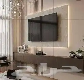 ديكورات العالميه جده رفوف شاشات مرايات 65