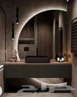 ديكورات العالميه جده رفوف شاشات مرايات 30