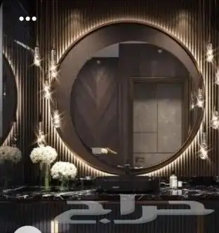 ديكورات العالميه جده رفوف شاشات مرايات 45