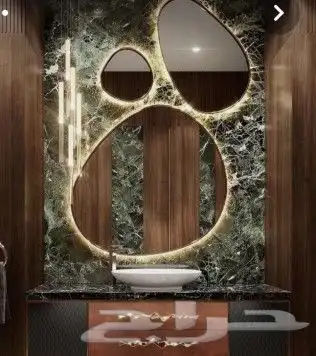 ديكورات العالميه جده رفوف شاشات مرايات 34