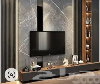 ديكورات العالميه جده رفوف شاشات مرايات 3