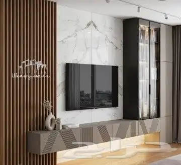 ديكورات العالميه جده رفوف شاشات مرايات 62