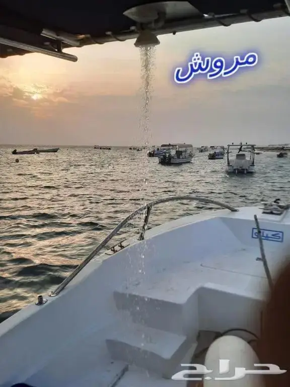 قارب إيجار رحلات بحريه رابغ مركز السرج 9 متر 10