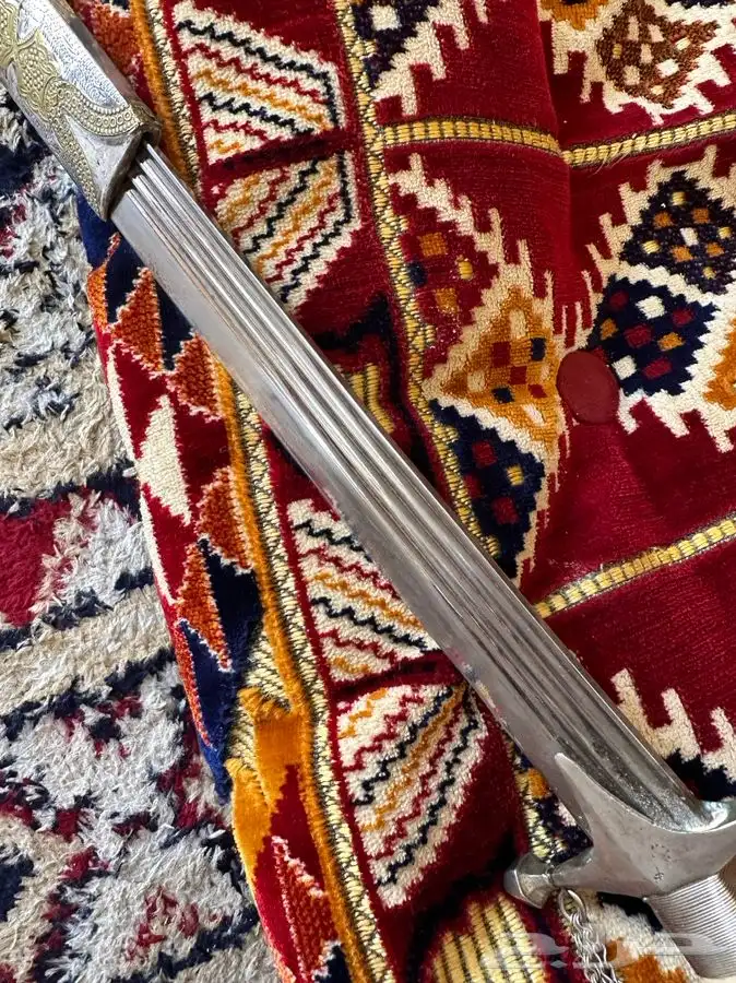 سيف طايفي طوله كامل 86سم وطول السله بدون المقبض 75 سم 6