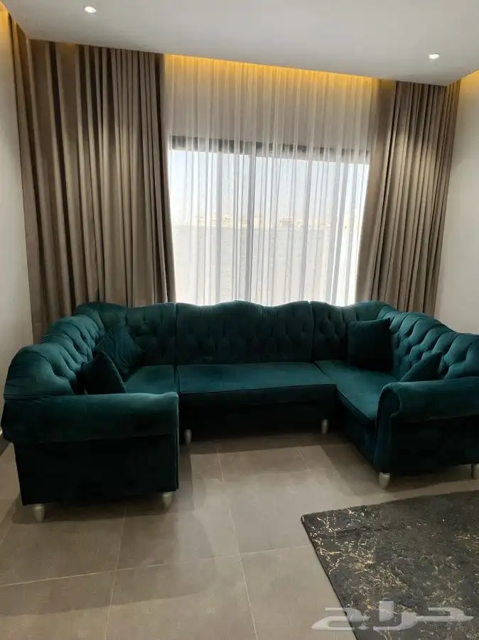 كنب تركوازي غامق 2