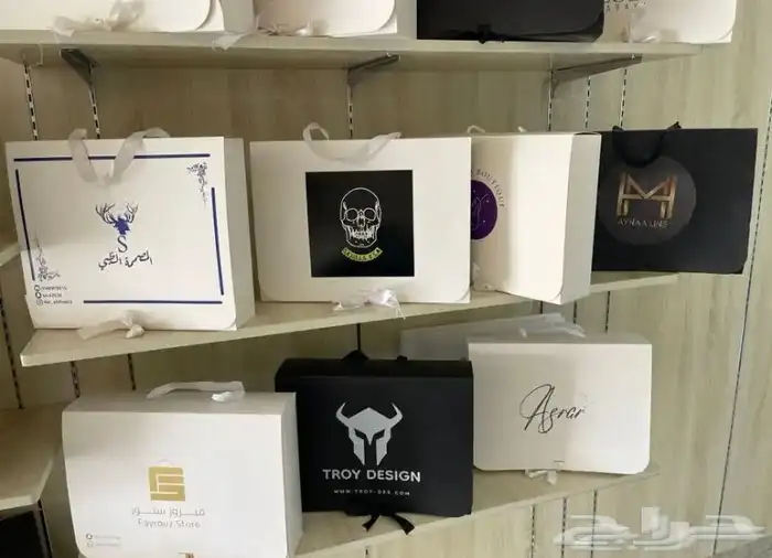 بوكسات عبايات أكياس ليبل أكواب شرايط لوقو جلد 61