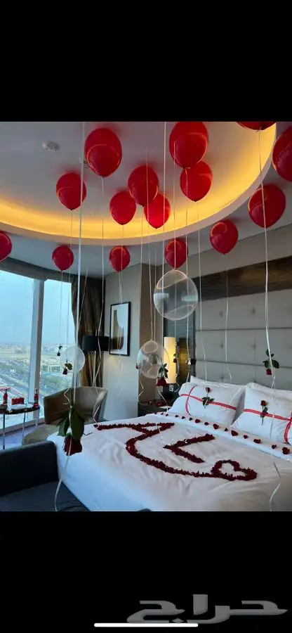 تنسيق ذكرى زواج وتجهيز غرف عرسان 16