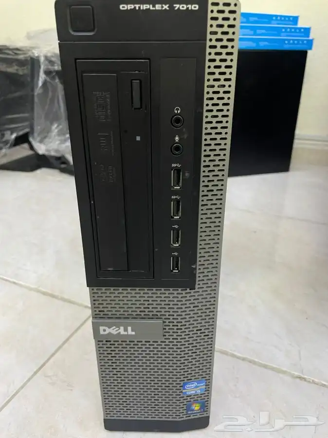 كمبيوتر كامل الاغراض i5 مع Ssd256 السريع اجهزة ديل 24