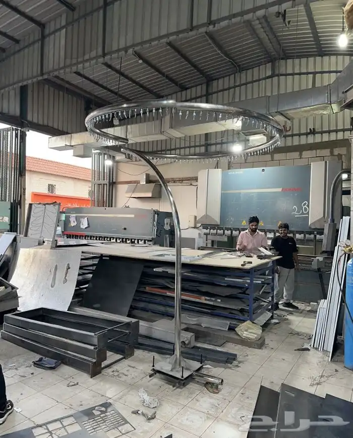 نزول نافورة شلال ستانلس ستيل مصبات استيل 2