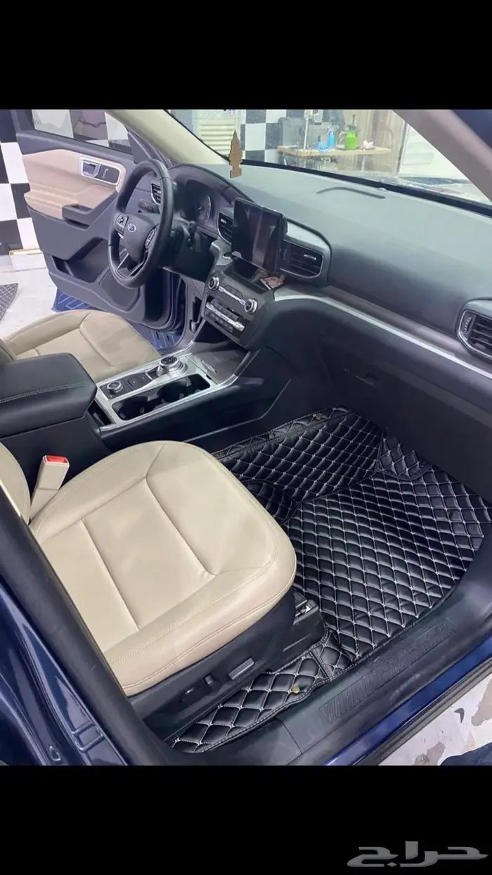 ارضيات جلد فاخره للسيارات 1