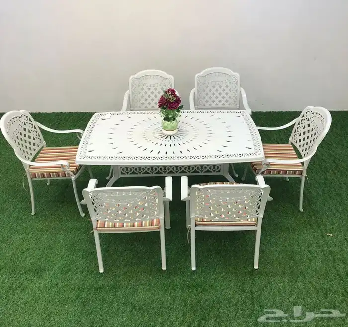 جلسات خارجية حديد مشغول بتصاميم مميزة حدائق و كافيه 5