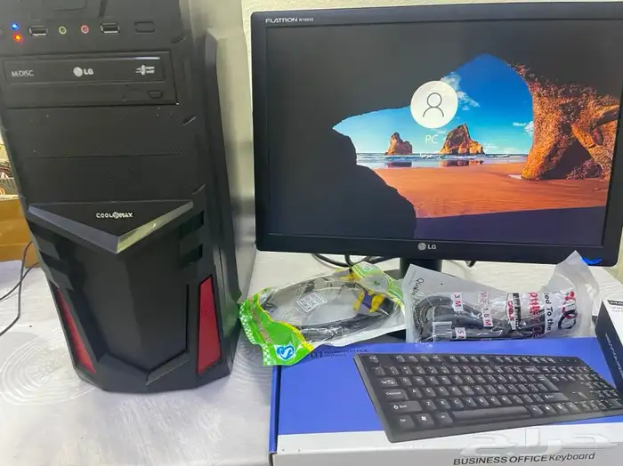 كمبيوتر كامل الاغراض 16 رام 256ssdسريع و 1TB تخزين حياكم 10
