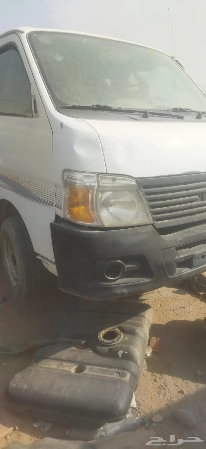 باص نيسان اورفان تشليح 0