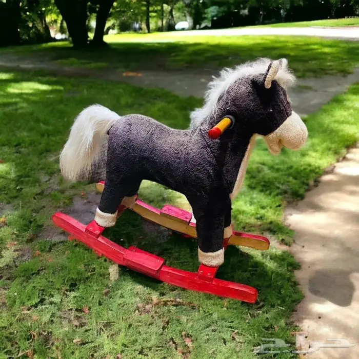 حصان زمان كاوبوي فرو لعبة اطفال امن مسلي 1