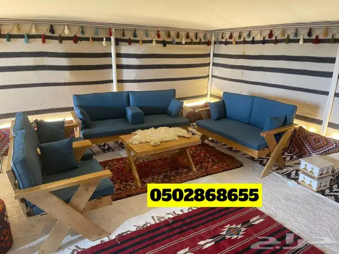 كراسي خشب للجلسات الخارجية 9