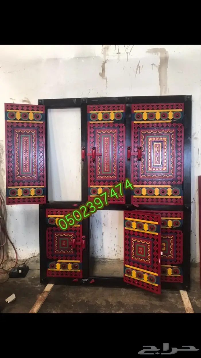 مجالس تراثية ابواب درايش خشب قديمه 8