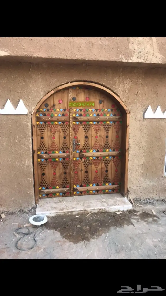 مجالس تراثية ابواب درايش خشب قديمه 0