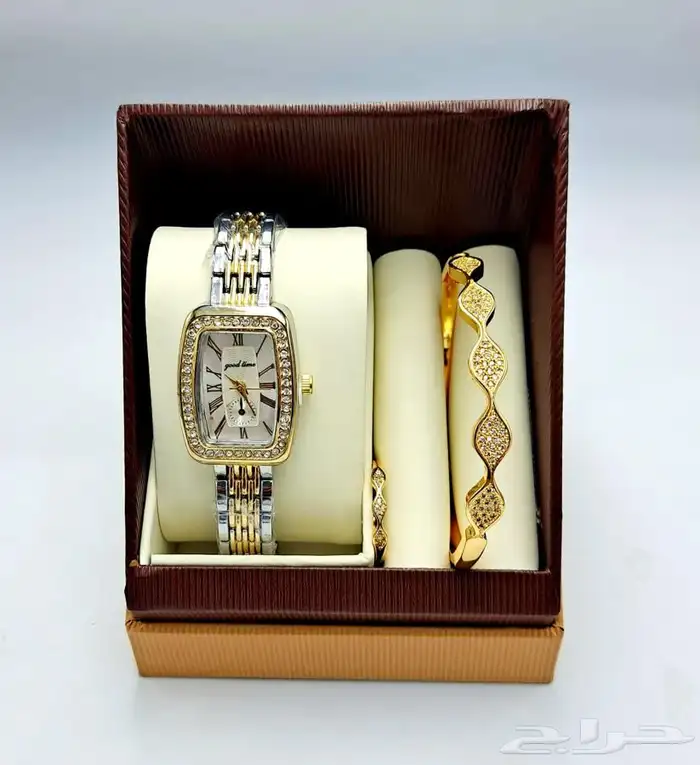 طقم ساعه نسائي فخم و انيق - اطقم ساعات نسائيه فخمه 38