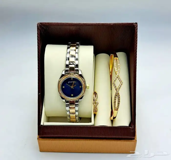 طقم ساعه نسائي فخم و انيق - اطقم ساعات نسائيه فخمه 24