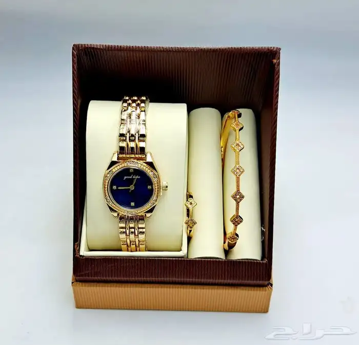 طقم ساعه نسائي فخم و انيق - اطقم ساعات نسائيه فخمه 31