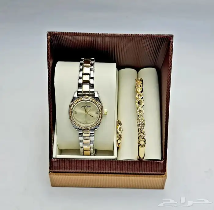 طقم ساعه نسائي فخم و انيق - اطقم ساعات نسائيه فخمه 25