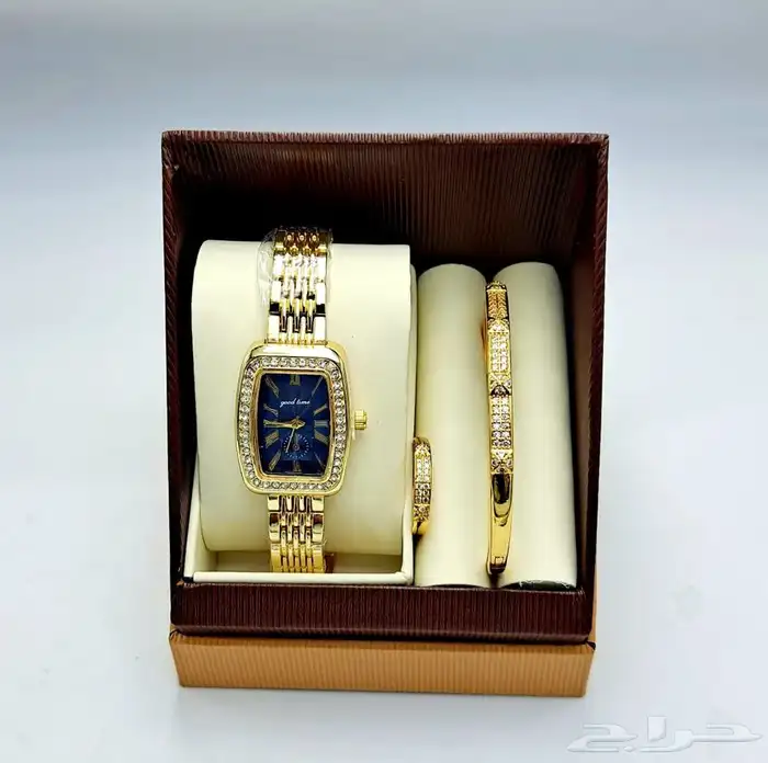 طقم ساعه نسائي فخم و انيق - اطقم ساعات نسائيه فخمه 40