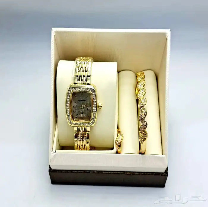 طقم ساعه نسائي فخم و انيق - اطقم ساعات نسائيه فخمه 41