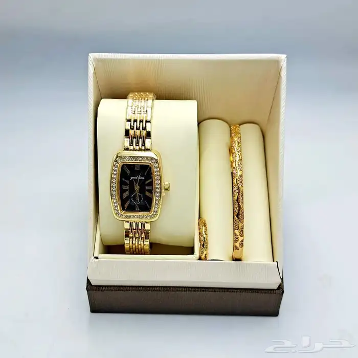 طقم ساعه نسائي فخم و انيق - اطقم ساعات نسائيه فخمه 44
