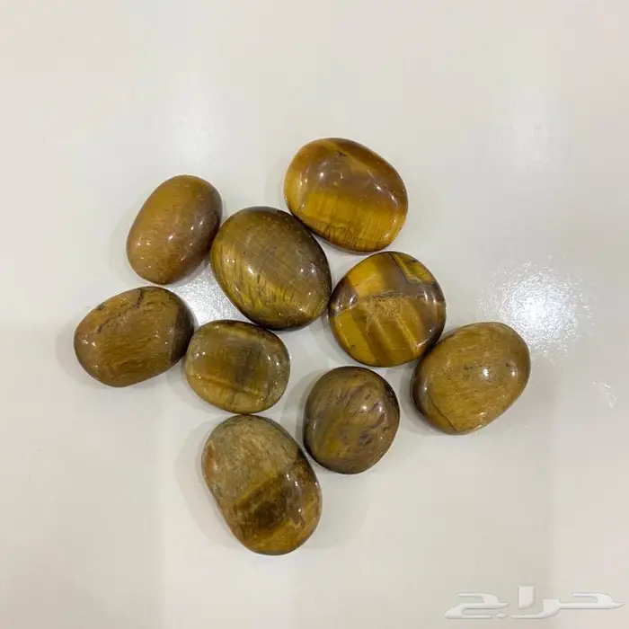 احجار تايقر افريقي اصلي قديمه ومخزنه 9