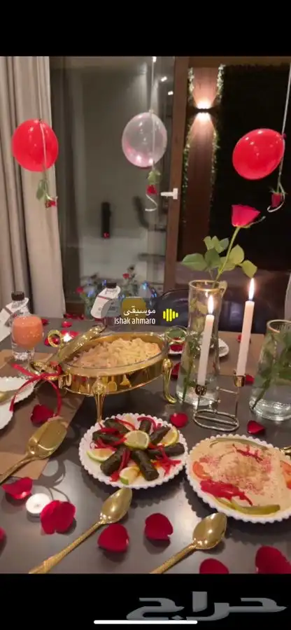 تنسيق غرف عرسان  عشاء ميني بوفيه للعرسان 5