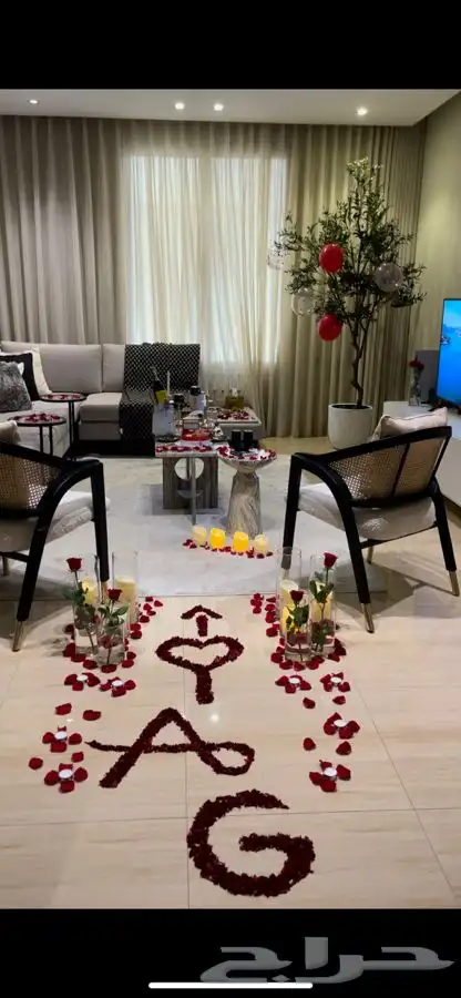 تنسيق غرف عرسان  عشاء ميني بوفيه للعرسان 0