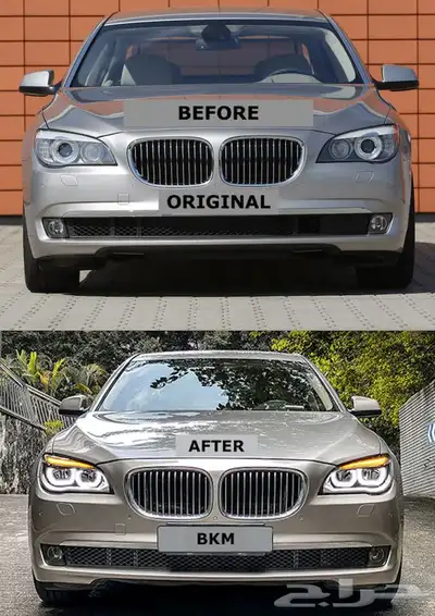 شمعات تحويل BMW الفئة السابعة LED شكل 2015 3