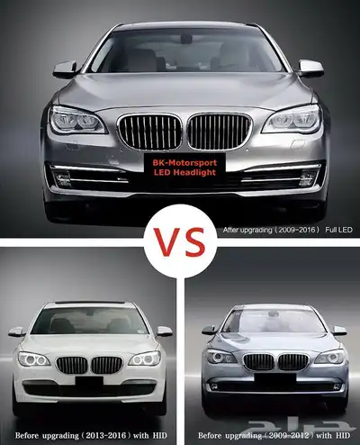 شمعات تحويل BMW الفئة السابعة LED شكل 2015 4