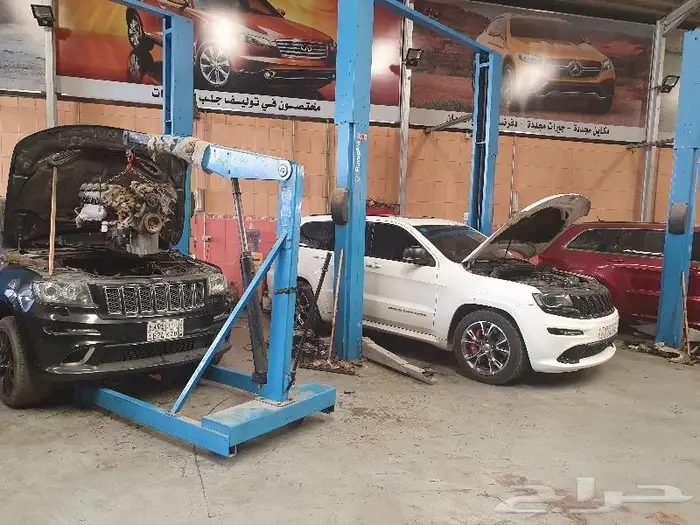 مكاين وجيرات ودودة دركسيون وتنك بنزين درانجو جراند شروكي 12