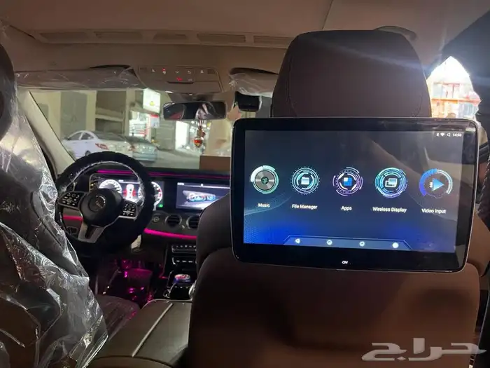 شاشات مرسيدس S 2019 اندرويد 10 انش ايباد 7