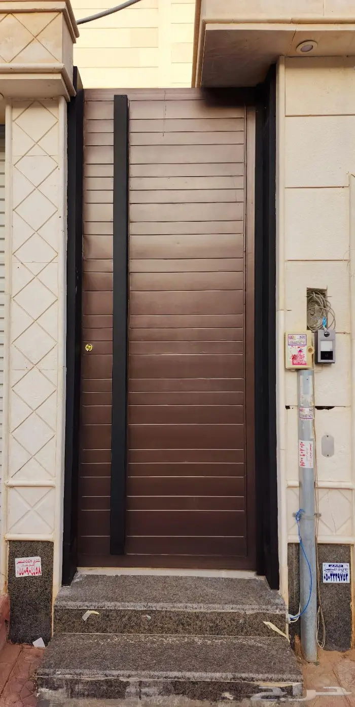 Modern steel doors (blacksmithing workshop) 1