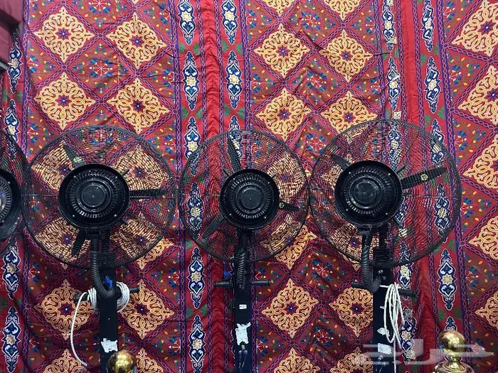 مكيفات و مراوح رذاذ للايجار 13