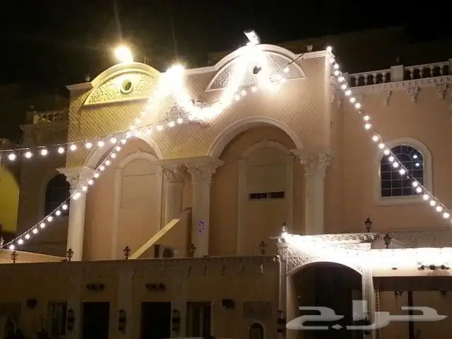 عقود لمبات زينه.عقود مراسم عزاء .كشافات خارجيه. 5