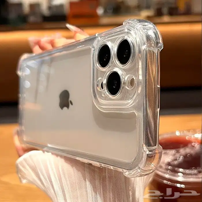 حافظة للآيفون شفافة و قوية و مضادة للصدمات 2
