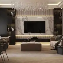 بديل الخشب في جده وخلفيات شاشات تلفزيون وجميع الديكورات 3