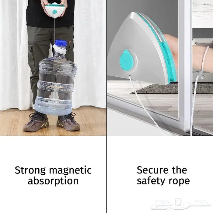 ممسحة زجاج مغناطيسية مزدوجة 4